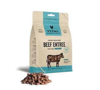 5.5oz Vital Essentials Freeze Dried Beef Mini Nibs - Astro Sale